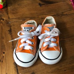 Orange Converse